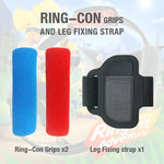 ipega GP-319 Para Switch Joy-Con Pegas Ajustáveis para Comando de Jogo Correias Fixadoras para Pernas + Conjunto de Capa de Tecido, GP-319