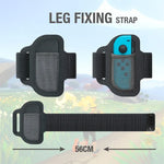 ipega GP-319 Para Switch Joy-Con Pegas Ajustáveis para Comando de Jogo Correias Fixadoras para Pernas + Conjunto de Capa de Tecido, GP-319