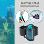 ipega GP-319 Para Switch Joy-Con Pegas Ajustáveis para Comando de Jogo Correias Fixadoras para Pernas + Conjunto de Capa de Tecido, GP-319