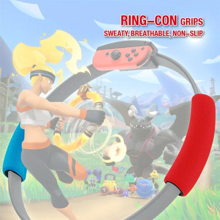 ipega GP-319 Para Switch Joy-Con Pegas Ajustáveis para Comando de Jogo Correias Fixadoras para Pernas + Conjunto de Capa de Tecido, GP-319
