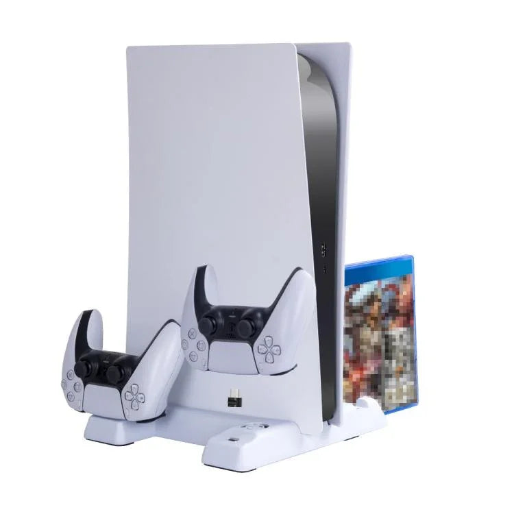 DOBE TP5-0593 Suporte Multifuncional com Armazenamento para Discos de Jogo para PS5, TP5-0593