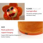 Brinquedo de Peluche Bluetooth Estilo Saxofone Girassol para Crianças e Adultos, Suporta Carregamento USB e Bateria
