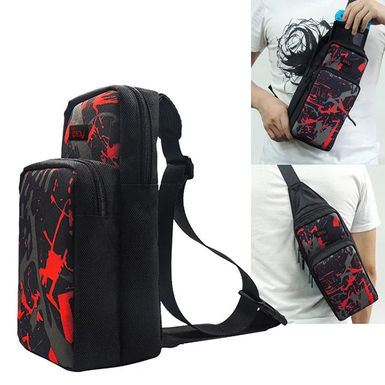 Bolsa de Ombro Portátil iplay HBS-167 para Nintendo Switch, HBS-167