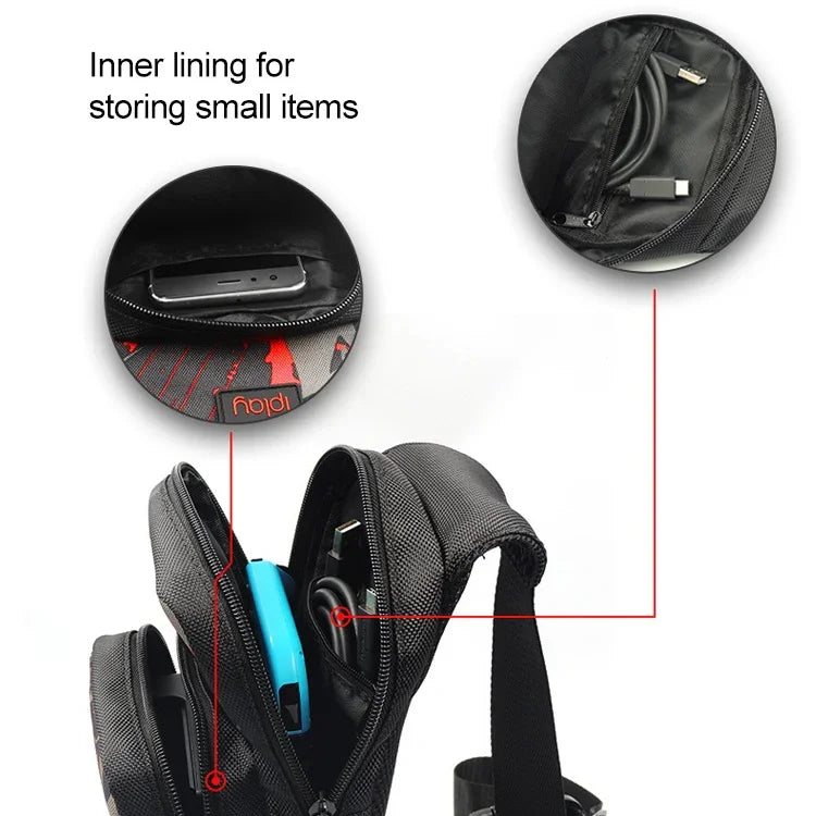 Bolsa de Ombro Portátil iplay HBS-167 para Nintendo Switch, HBS-167