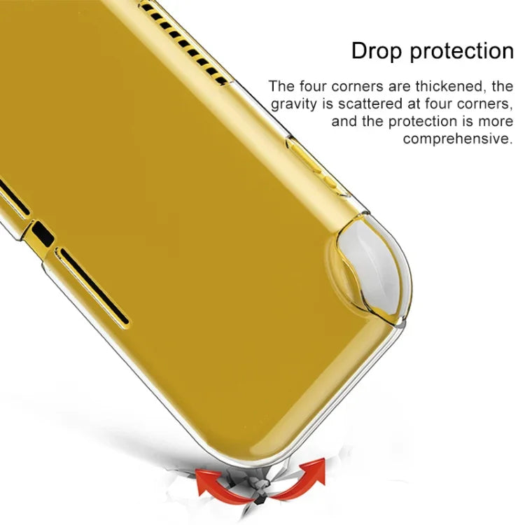 Capa Protetora Transparente de TPU Antichoque para Switch Lite, Para Switch Lite