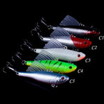 Iscas de Pesca de Afundamento Rápido HENGJIA 6,5cm/17,2g Kit de Iscas VIB com Asas, PE016-X