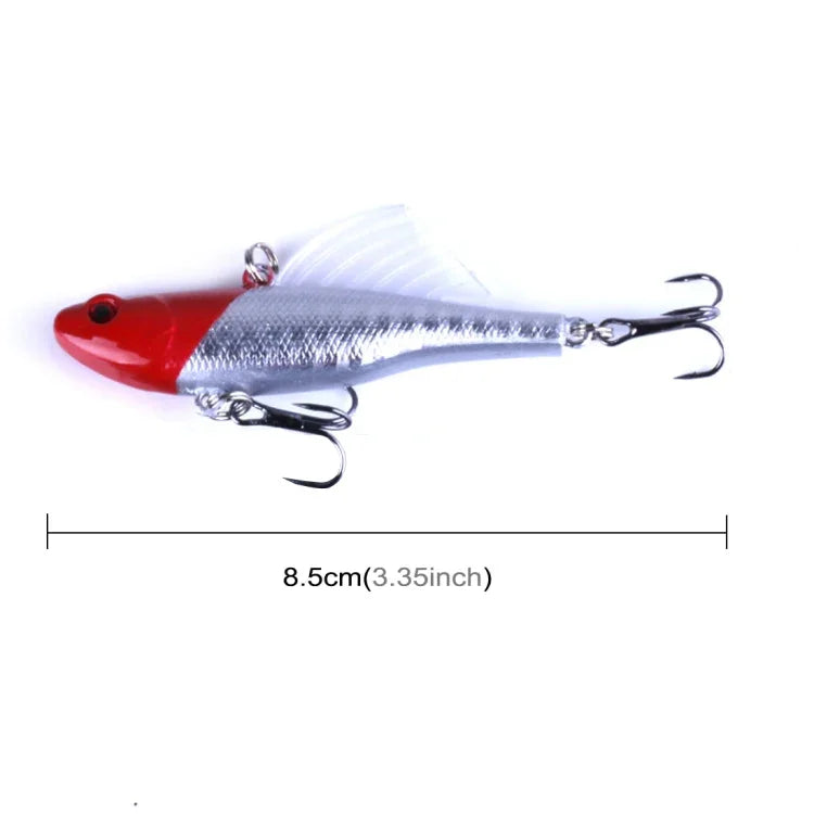 Iscas de Pesca de Afundamento Rápido HENGJIA 6,5cm/17,2g Kit de Iscas VIB com Asas, PE016-X