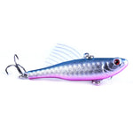 Iscas de Pesca de Afundamento Rápido HENGJIA 6,5cm/17,2g Kit de Iscas VIB com Asas, PE016-X
