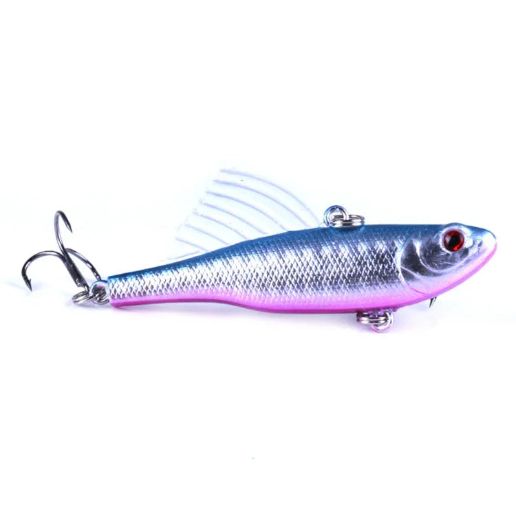 Iscas de Pesca de Afundamento Rápido HENGJIA 6,5cm/17,2g Kit de Iscas VIB com Asas, PE016-X