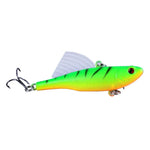 Iscas de Pesca de Afundamento Rápido HENGJIA 6,5cm/17,2g Kit de Iscas VIB com Asas, PE016-X