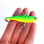 Iscas de Pesca de Afundamento Rápido HENGJIA 6,5cm/17,2g Kit de Iscas VIB com Asas, PE016-X