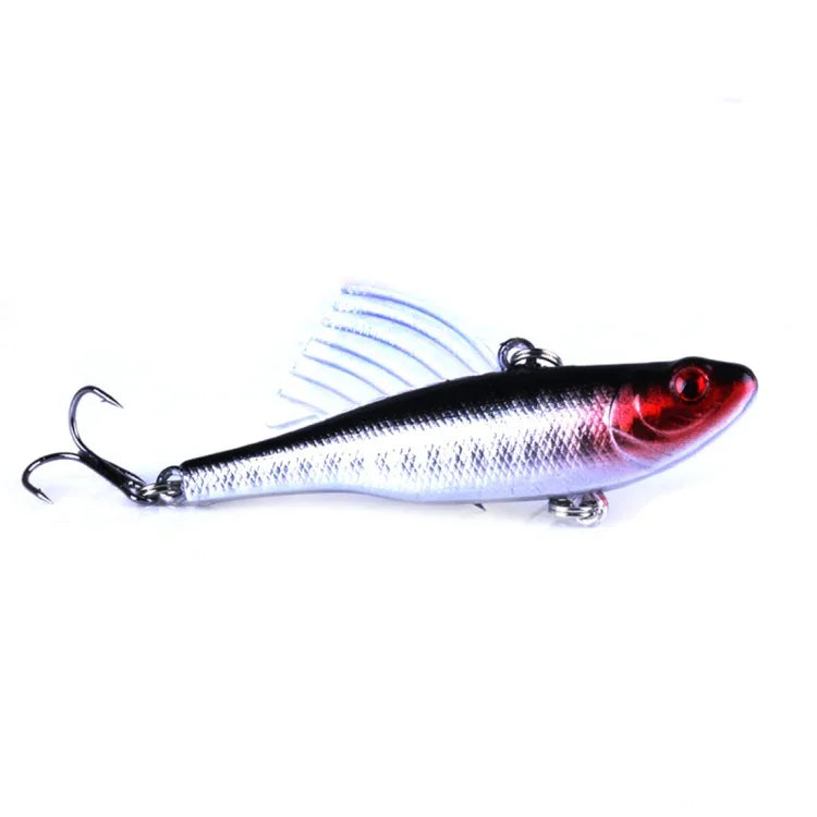 Iscas de Pesca de Afundamento Rápido HENGJIA 6,5cm/17,2g Kit de Iscas VIB com Asas, PE016-X