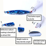 Iscas de Pesca de Metal HENGJIA 7 Peças, 8cm/40g