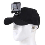 Chapéu de Sol Exterior Topi Boné de Basebol com Suporte para Câmara para GoPro & SJCAM & Xiaomi Xiaoyi Câmara de Ação Desportiva