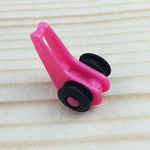 Suporte para Anzol de Vara de Pesca de Plástico Multicolor 10 Peças, Suporte para Isca de Colher, Entrega em Cor Aleatória