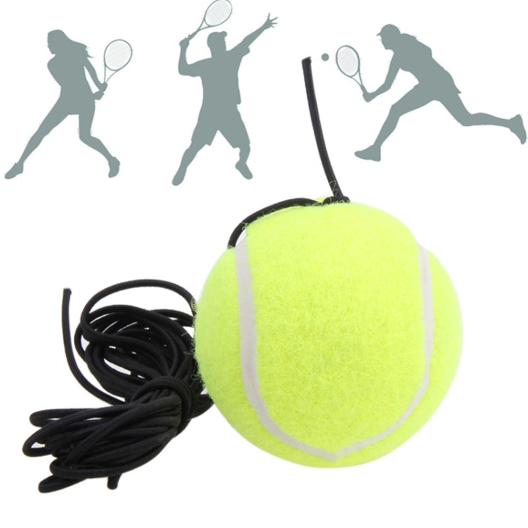 Conjunto de Treinador de Ténis Base de Rebatimento Ferramenta de Treino de Autoestudo Equipamento de Exercício Desportivo com Bola para Iniciantes, Entrega de Cor Aleatória, Treinador de Ténis