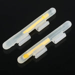 5 Pacotes OCEAN SUN Flutuador Luminoso Clip-On Vara de Pesca Luz Noturna, M, Para Ponta de Vara 2.0-2.6mm, Clip-On, M