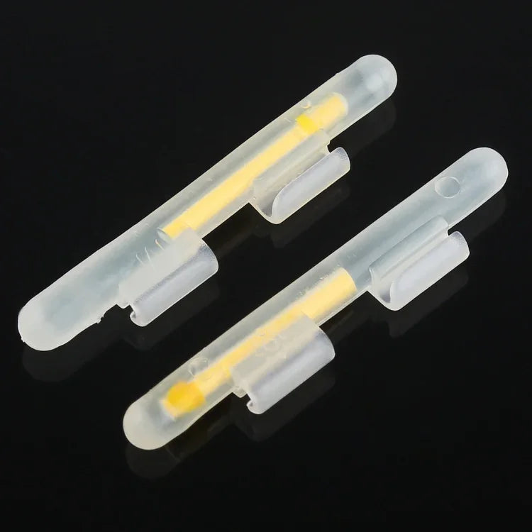 5 Pacotes OCEAN SUN Flutuador Luminoso Clip-On Vara de Pesca Luz Noturna, M, Para Ponta de Vara 2.0-2.6mm, Clip-On, M
