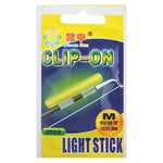 5 Pacotes OCEAN SUN Flutuador Luminoso Clip-On Vara de Pesca Luz Noturna, M, Para Ponta de Vara 2.0-2.6mm, Clip-On, M