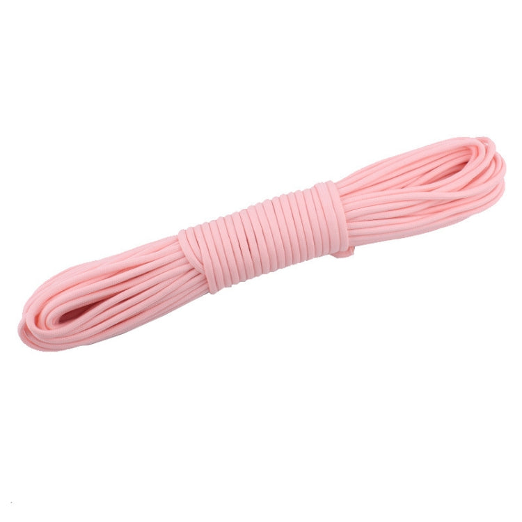 Corda Fluorescente de Escalada para Camping ao Ar Livre Nylon+Poliéster 9 Núcleos 20m, Branco 20m, Amarelo 20m, Rosa 20m, Verde 20m