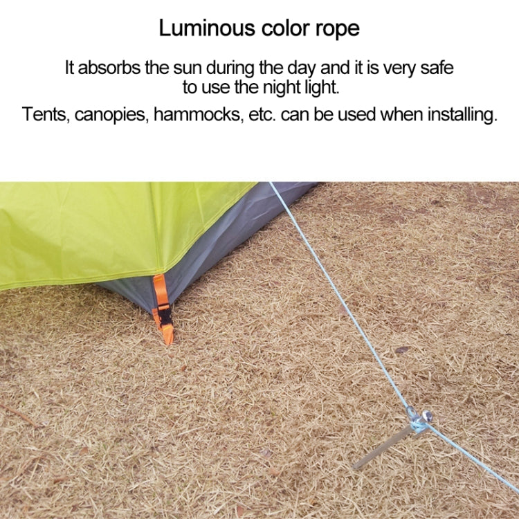Corda Fluorescente de Escalada para Camping ao Ar Livre Nylon+Poliéster 9 Núcleos 20m, Branco 20m, Amarelo 20m, Rosa 20m, Verde 20m