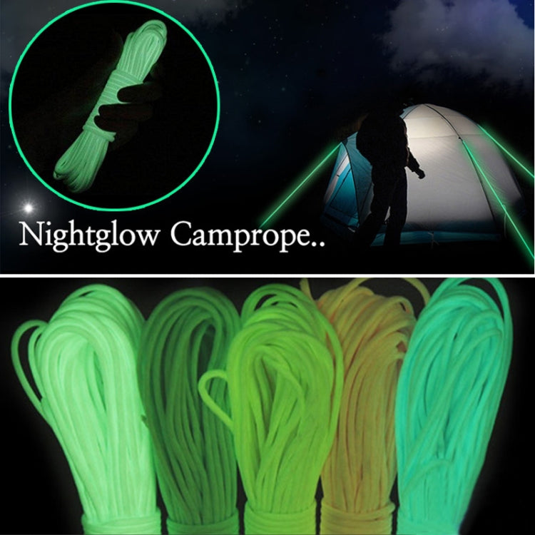 Corda Fluorescente de Escalada para Camping ao Ar Livre Nylon+Poliéster 9 Núcleos 20m, Branco 20m, Amarelo 20m, Rosa 20m, Verde 20m