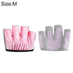 Luvas de Yoga com Meio Dedo Protetor de Palma Antiderrapante para Ginásio, Tamanho: M, Circunferência da Palma: 18cm, Tamanho: M