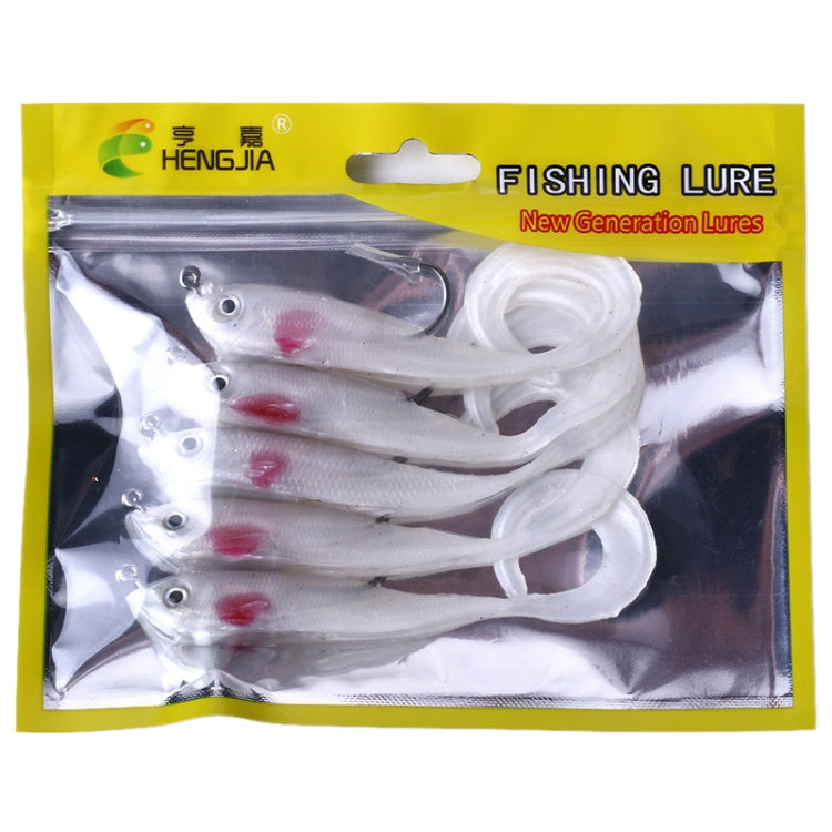 HENGJIA SO050-1 5 unidades Isco de Pesca Luya 11cm/16g para Robalo, Peixe Macio com Anzol, SO050-5, SO050-4, SO050-2, SO050-1