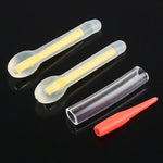 10 Pacotes de Bastões Luminosos em Forma de Lâmpada OCEAN SUN para Pesca Noturna, Visibilidade: 25m, Tamanho: 3,0 x 25mm, Forma de Lâmpada, Visibilidade: 25m
