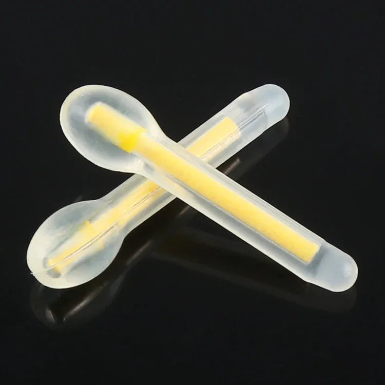 10 Pacotes de Bastões Luminosos em Forma de Lâmpada OCEAN SUN para Pesca Noturna, Visibilidade: 25m, Tamanho: 3,0 x 25mm, Forma de Lâmpada, Visibilidade: 25m