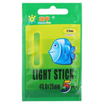 10 Pacotes OCEAN SUN Bastão Luminoso Flutuante para Pesca Noturna, Visibilidade: 15m, Tamanho: 3,0 x 25mm, Visibilidade: 15m (5 unidades)