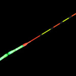 10 Pacotes OCEAN SUN Bastão Luminoso Flutuante para Pesca Noturna, Visibilidade: 15m, Tamanho: 3,0 x 25mm, Visibilidade: 15m (5 unidades)