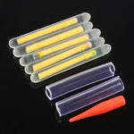 10 Pacotes OCEAN SUN Bastão Luminoso Flutuante para Pesca Noturna, Visibilidade: 30m, Tamanho: 4,5 x 37mm, Visibilidade: 30m (5 unidades)