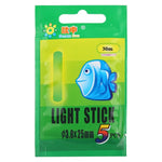 10 Pacotes OCEAN SUN Bastão Luminoso Flutuante para Pesca Noturna, Visibilidade: 30m, Tamanho: 4,5 x 37mm, Visibilidade: 30m (5 unidades)