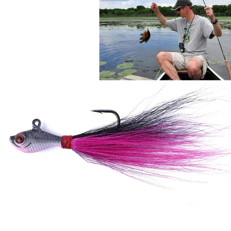 Iscas Artificiais de Pesca com Arame Amarrado HENGJIA 7cm/25g com Anzóis Triplos de Chumbo