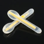 10 Pacotes Bastão Luminoso Flutuante em Forma de Lâmpada para Pesca Noturna, Visibilidade: 30m, Tamanho: 3,0 x 25mm, Forma de Lâmpada, Visibilidade: 30m