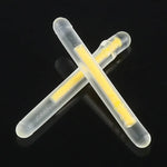 10 Pacotes OCEAN SUN Bastão Luminoso Flutuante Ultrafino para Pesca Noturna, Visibilidade: 15m, Tamanho: 2,2 x 20mm, Ultrafino, Visibilidade: 15m
