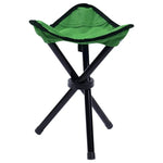 Banco Dobrável para Caminhadas, Camping e Pesca Portátil Cadeira Triangular Carga Máxima 100KG Tamanho da Cadeira Dobrável: 22 x 22 x 31cm, Banco Dobrável de Pesca (Vermelho), Banco Dobrável de Pesca (Azul), Banco Dobrável de Pesca (Verde)