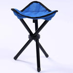 Banco Dobrável para Caminhadas, Camping e Pesca Portátil Cadeira Triangular Carga Máxima 100KG Tamanho da Cadeira Dobrável: 22 x 22 x 31cm, Banco Dobrável de Pesca (Vermelho), Banco Dobrável de Pesca (Azul), Banco Dobrável de Pesca (Verde)