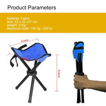 Banco Dobrável para Caminhadas, Camping e Pesca Portátil Cadeira Triangular Carga Máxima 100KG Tamanho da Cadeira Dobrável: 22 x 22 x 31cm, Banco Dobrável de Pesca (Vermelho), Banco Dobrável de Pesca (Azul), Banco Dobrável de Pesca (Verde)