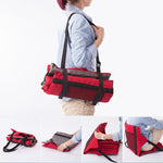 Almofada Dobrável para Assento com Encosto para Exterior, Tamanho: 78*40*2cm, Banco Dobrável CLS (Vermelho), Assento Dobrável (Preto)