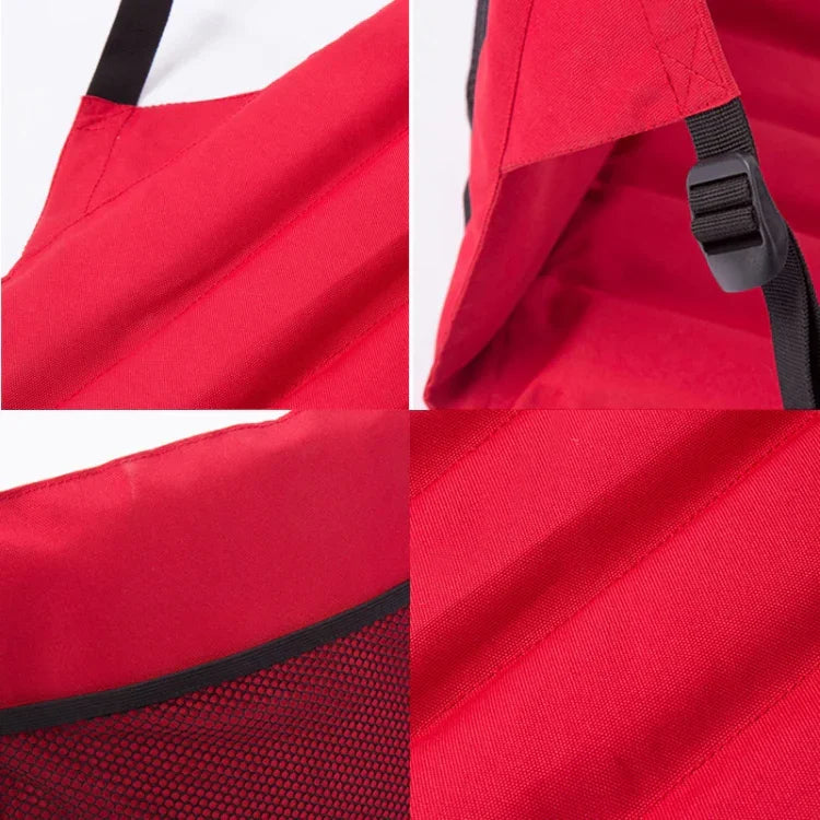 Almofada Dobrável para Assento com Encosto para Exterior, Tamanho: 78*40*2cm, Banco Dobrável CLS (Vermelho), Assento Dobrável (Preto)