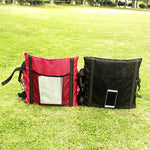 Almofada Dobrável para Assento com Encosto para Exterior, Tamanho: 78*40*2cm, Banco Dobrável CLS (Vermelho), Assento Dobrável (Preto)