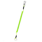Chaveiro multifuncional anti-perda para exterior, cordão elástico TPU, comprimento: 32cm, chaveiro anti-perda (cinzento), chaveiro anti-perda (verde)