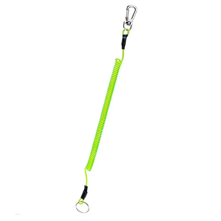 Chaveiro multifuncional anti-perda para exterior, cordão elástico TPU, comprimento: 32cm, chaveiro anti-perda (cinzento), chaveiro anti-perda (verde)
