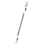 Chaveiro multifuncional anti-perda para exterior, cordão elástico TPU, comprimento: 32cm, chaveiro anti-perda (cinzento), chaveiro anti-perda (verde)