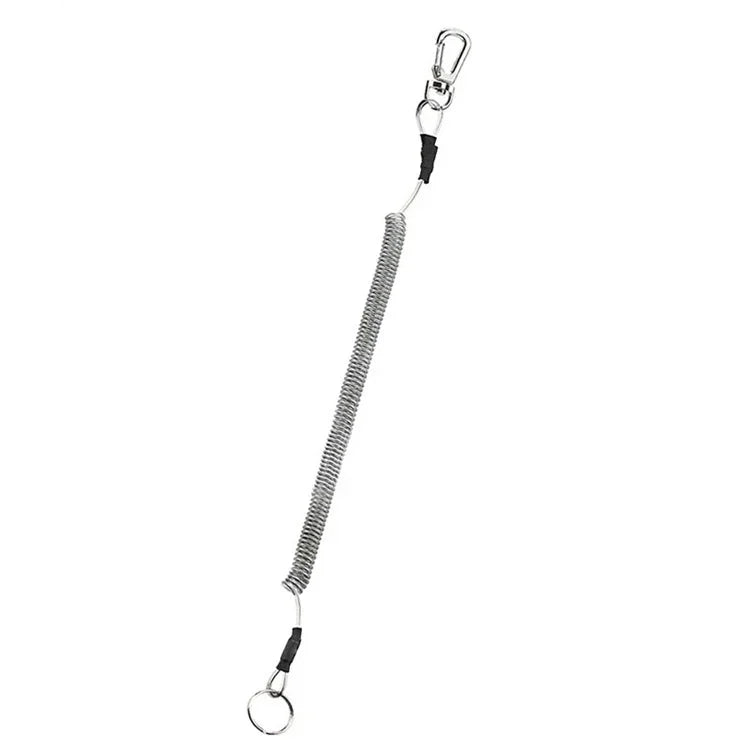 Chaveiro multifuncional anti-perda para exterior, cordão elástico TPU, comprimento: 32cm, chaveiro anti-perda (cinzento), chaveiro anti-perda (verde)
