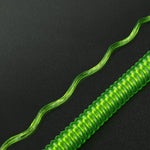 Chaveiro multifuncional anti-perda para exterior, cordão elástico TPU, comprimento: 32cm, chaveiro anti-perda (cinzento), chaveiro anti-perda (verde)
