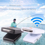 Lanterna de Cabeça para Pesca, Campismo e Caminhadas com Clip para Chapéu, LED Recarregável com Sensor Infravermelho Portátil