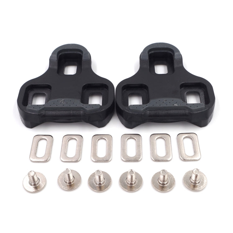 2 Peças de Tacões RD3-C para Bicicleta de Estrada Flutuação de 6 Graus Tacão de Pedal Auto-bloqueante para LOOK KEO Tacões de Estrada Compatível com a Maioria dos Sapatos de Bicicleta de Estrada, RD3-C